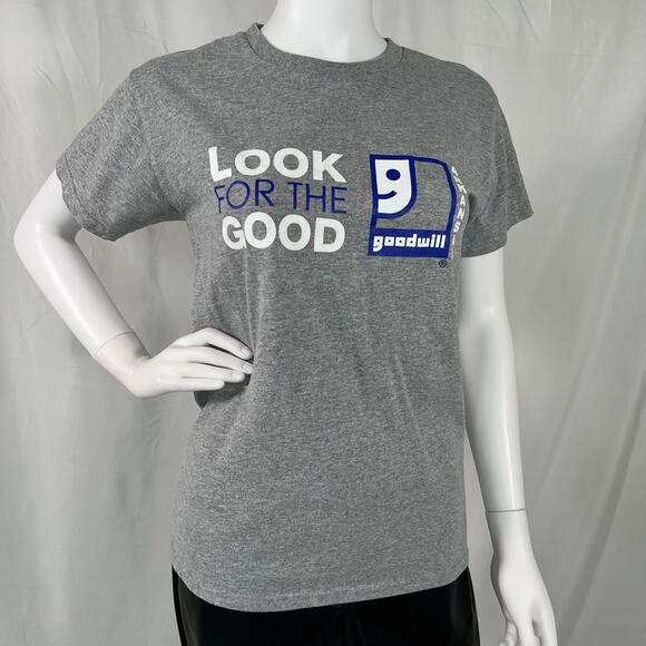 Goodwill Look for the Good Gray T-Shirt Size Small - Picture 1 of 7